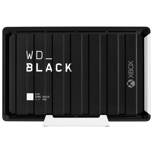 WD_BLACK D10 Game Drive 12TB USB 3.2 External Portable Hard Drive for Xbox