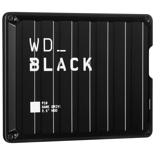 Disque dur externe de jeu portatif de 2 To USB 3.2 P10 WD_BLACK