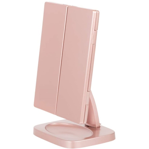 Conair TGBE90C - Miroir de Maquillage à Trois Volets avec Éclairage LED, Rose