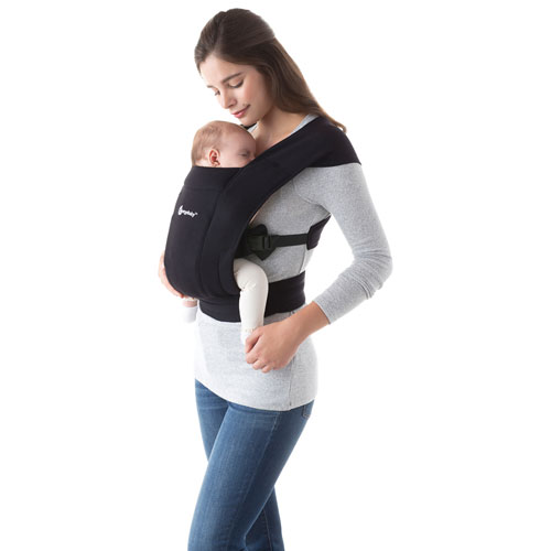 Ergobaby Embrace Three Position Baby Carrier - Solid Black
