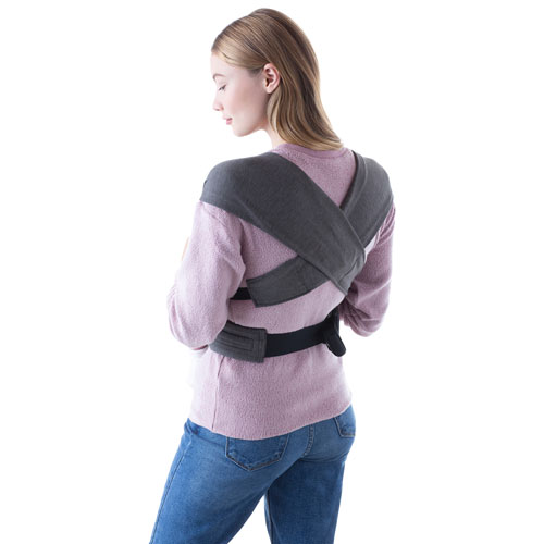 Porte-bébé à trois positions Embrace d'Ergobaby - Gris uni