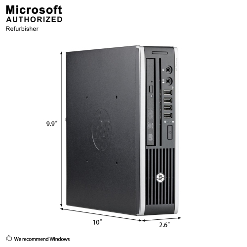 HP Elite 8300 USFF, Intel Quad Core i5 3470S up to 3.6GHz, 8G DDR3, 512G SSD, WiFi,BT, Win10 Pro 64 Bit (EN/FR/ES) by HP - Refurbished condition - Image 5