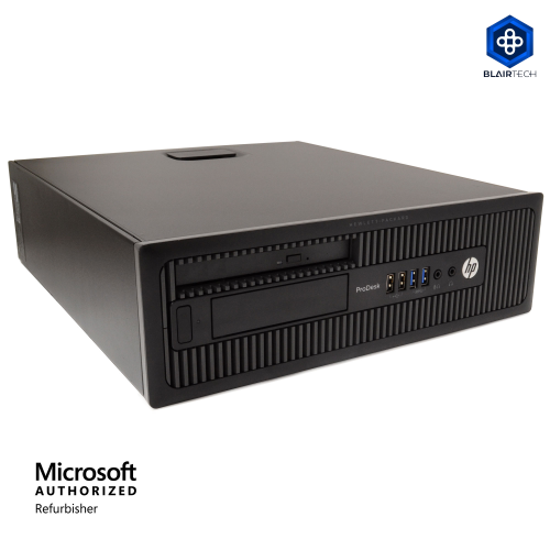 Refurbished - HP ProDesk 600 G1 SFF, Intel Quad Core i5 4590 up to 3.7GHz, 12G DDR3, 512G SSD, WiFi, BT 4.0, Win10P64 (EN/FR/ES)