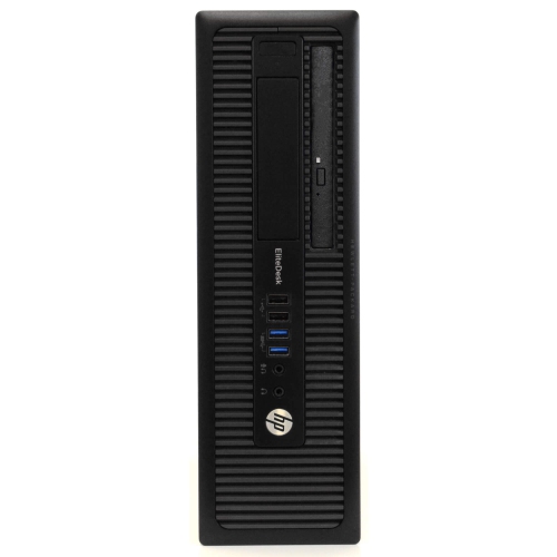 Refurbished - HP EliteDesk 800 G1 SFF, Intel Quad Core i5 4590 up to 3.7G, 16G DDR3, 256G SSD, WiFi, BT, DVD, W10P64 (EN/FR/ES)