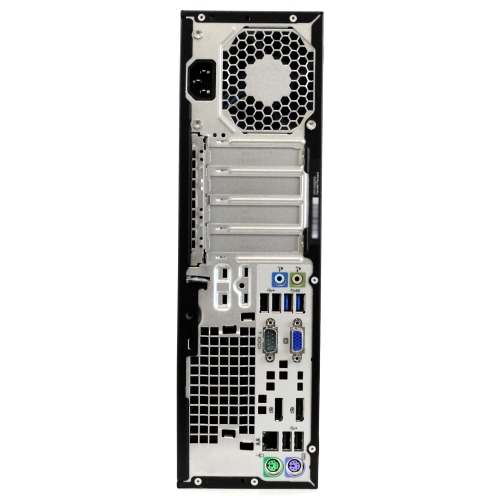 Refurbished - HP EliteDesk 800 G1 SFF, Intel Quad Core i5 4590 up to 3.7G, 12G DDR3, 256G SSD, WiFi, BT, DVD, W10P64 (EN/FR/ES)