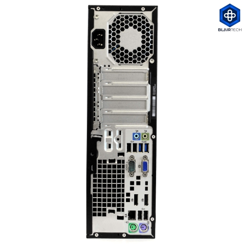 HP EliteDesk 800 G1 Small Form Factor Desktop - Intel Core i5-4590, 16GB Memory, 1TB SSD + 1TB, Win 10 Pro (EN/FR), DVD by HP - Refurbished condition - Image 6