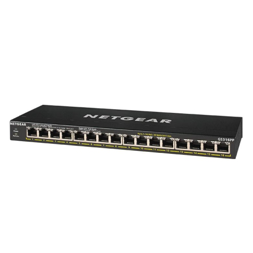 Netgear 16-Port Gigabit PoE+ Compliant Unmanaged Switch -