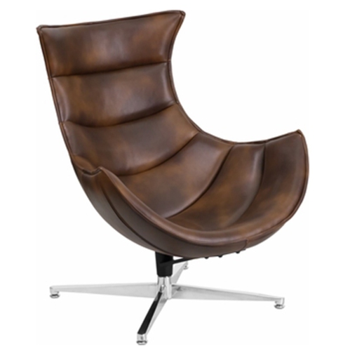 Retro Modern Leather Lounge Chair Raw, Contemporary Leather Lounge Chairs