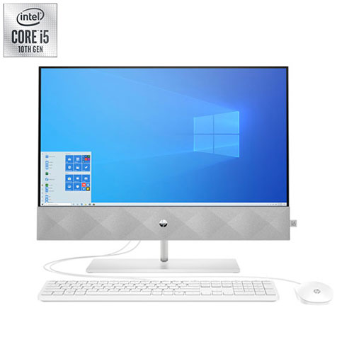 HP Pavilion 24" All-in-One Desktop - White - English