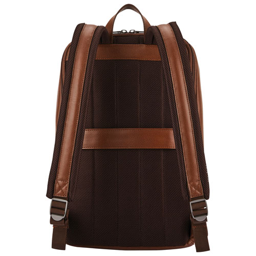 Samsonite Classic Leather 14.1" Laptop Commuter Backpack - Cognac