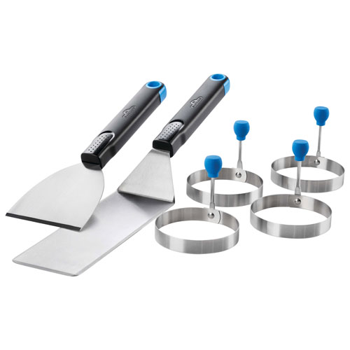 Image 1 of 1.. Napoleon Breakfast Toolset with 4 Egg Rings