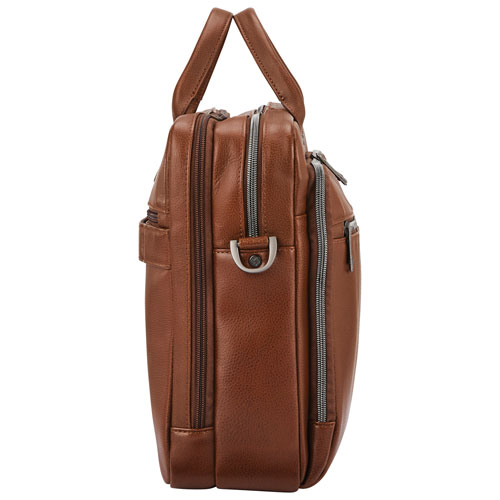 Samsonite Classic Leather 15.6" Laptop Messenger Bag - Cognac
