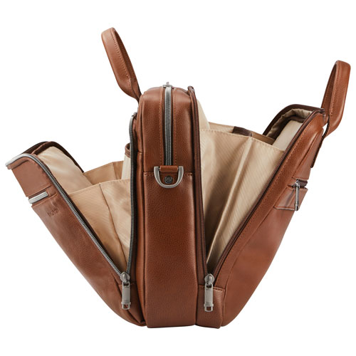 Samsonite Classic Leather 15.6" Laptop Messenger Bag - Cognac
