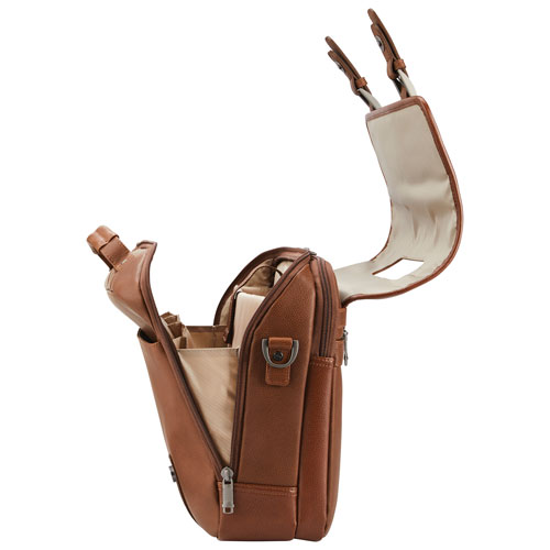 Samsonite Classic Leather 15.6" Laptop Messenger Bag - Cognac