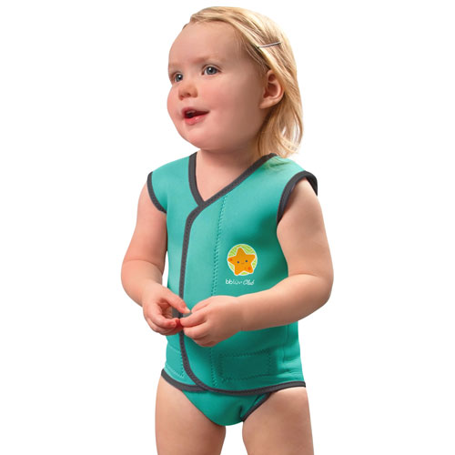 bbluv Wrap Wet Suit - 0-6 Months - Aqua