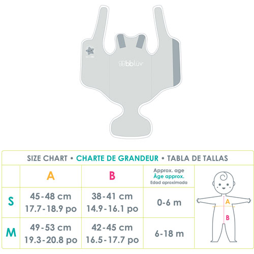 bbluv Wrap Wet Suit - 0-6 Months - Aqua