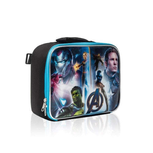 Marvel Avengers 15 inch Shoulder School Backpacking Backpack with Lunch Bag for Kids