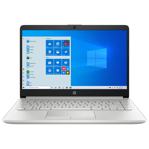 Hp 14 Laptop Natural Silver Amd Athlon Gold 3150u 256gb Ssd 8gb Ram Windows 10 Best Buy Canada