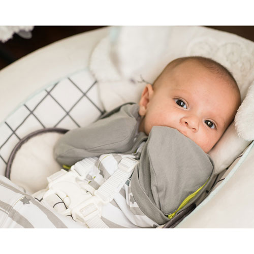 bbluv 3-In-1 Convertible Swaddle - 0-3 Months - Grey