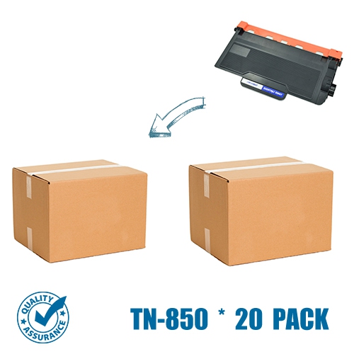 Printer Pro™ 20 Pack Brother TN850/TN-850/850 Black Toner Cartridge-Brother Printer MFC-L5700DW MFC-L5850DW MFC-L5900DW