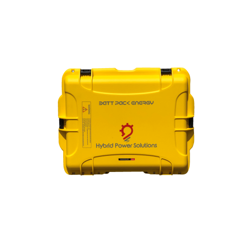 Hybrid Power Solutions Batt Pack Energy with Cold Weather Charging Add On 4000W Generator Battery - Yellow