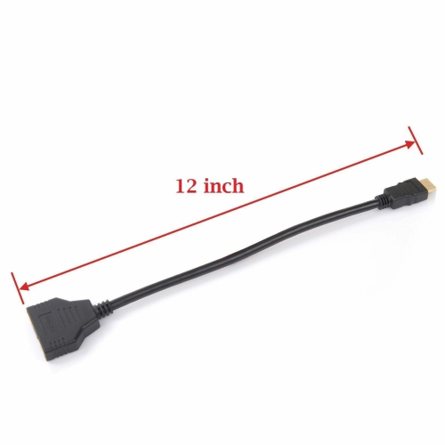 Adaptateur de câble 1 entrée 2 sorties HDMI HD intégrale 1080p mâle à 2 femelle 3D