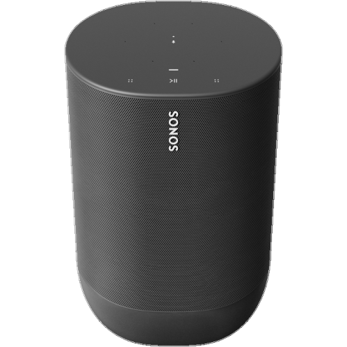 Boîte ouverte - Sonos Move - haut-parleur intelligent sans fil avec Alexa d’Amazon et Assistant Google - Noir
