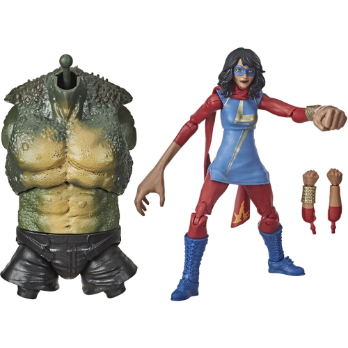 Marvel Legends 6 Inch Action Figure BAF Gamerverse Abomination - Ms. Marvel