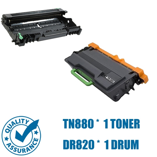 Printer Pro™ Toner & Drum PACK- Brother TN880 & DR820- Brother Printer MFC-L5700DW/MFC-L5850DW/MFC-L5900DW