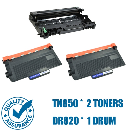 PRINTER PRO  2 Toners & Drum- Brother Tn850 & Dr820- Brother Printer Mfc-L5700Dw/mfc-L5850Dw/mfc-L5900Dw