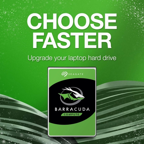 Seagate BarraCuda 2TB Internal Hard Drive HDD – 2.5 Inch SATA 6Gb/s 5400 RPM 128MB Cache for Computer Desktop PC – Frustration Free Packaging