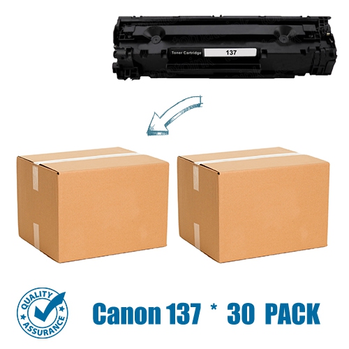 PRINTER PRO  30 Pack Canon 137/canon-137 Toner Cartridge-Canon Printer Mf212/216/217/227/229/232/236/244/247/249 In Black