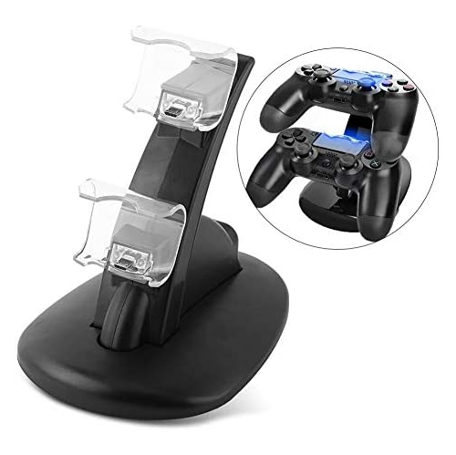Chargeur de console de jeu pour manette mince/Pro de Sony pour PS4, socle  de recharge double USB pour PlayStation 4