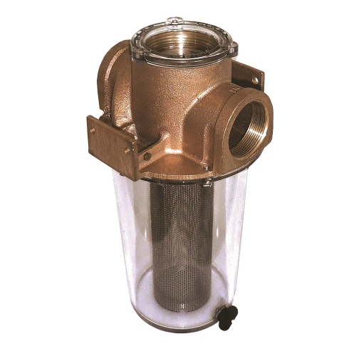 GROCO  Arg-1000 Series 1" Raw Water Strainer W/stainless Steel Basket