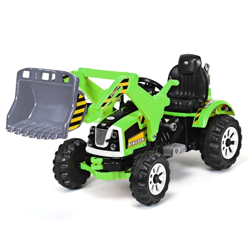 Costway Kids Ride On Excavator Truck 12V Battery Powered Front Loader Digger