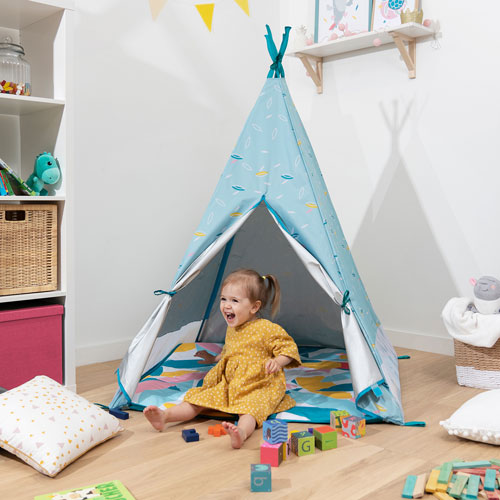 Babymoov Indoor/Outdoor Play Tent - Jungle/Blue