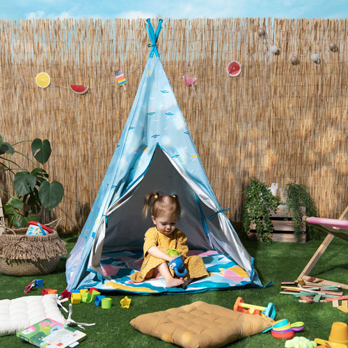Babymoov Indoor/Outdoor Play Tent - Jungle/Blue