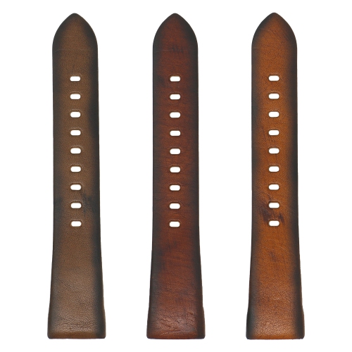 StrapsCo Antique Leather Watch Band Strap for Fitbit Charge 4 - Rust