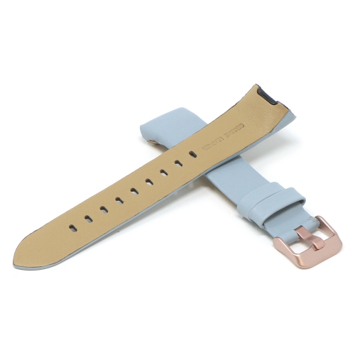 StrapsCo Smooth Leather Watch Band Strap for Fitbit Charge 4 - Cloud Blue