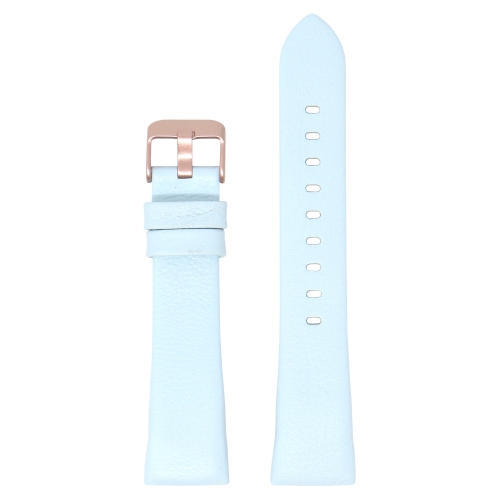 StrapsCo Textured Leather Watch Band Strap for Fitbit Charge 4 - Sky Blue