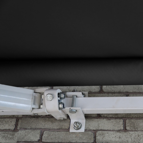 ALEKO  Awm13X10Bk81 Retractable Motorized Patio 13 X 10 Feet Awning Color In Black