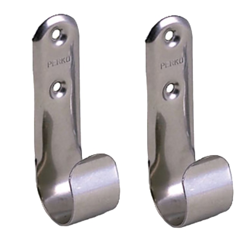 PERKO  Stainless Steel Boat Hook Holders - Pair