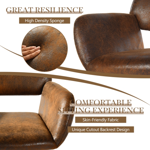 HOMY CASA Cushion chair with Golden Metal leg,Rose