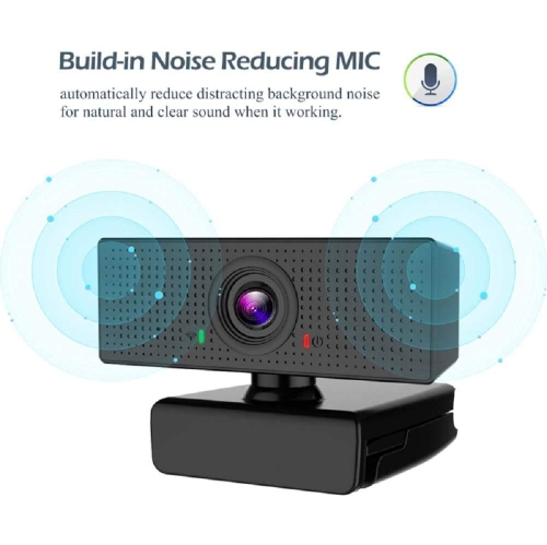 HD Webcam 1080P with Microphone, PC Laptop Desktop USB Webcams, Pro Streaming Computer Camera for Video Calling