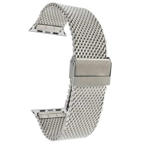 silver mesh apple watch band 38mm