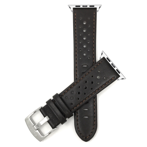 Bandini Extra Long Leather Watch Strap for Apple Watch Band 46mm / 49mm / 45mm / 44mm / 42mm (Series 3), Series 11 10 9 8 7 6 5 SE, Ultra 3 2 1,