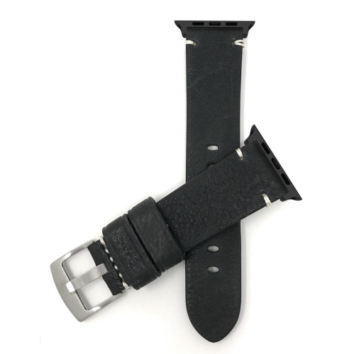 BANDINI  Leather Replacement Watch Strap for Apple Watch Band 42MM (Series 12/11/10) /41MM / 40MM / 38Mm, Series 12 11 10 9 8 7 6 5 Se, Vintage