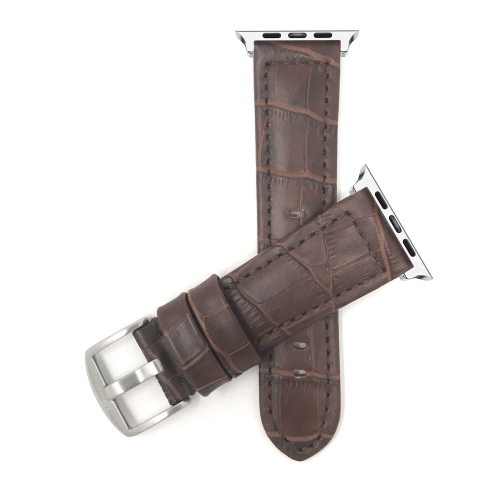BANDINI  Leather Replacement Watch Strap for Apple Watch Band 46MM / 49MM / 45MM / 44MM / 42MM (Series 3), Series 12 11 10 9 8 7 6 5 Se, Ultra 3 2 1