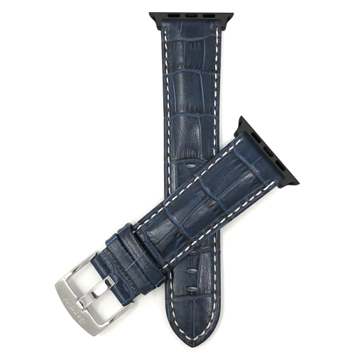 BANDINI  Leather Replacement Watch Strap for Apple Watch Band 46Mm/49Mm/45Mm/44Mm/42MM (Series 3), Series 12 11 10 9 8 7 6 5 Se, Ultra 3 2 1