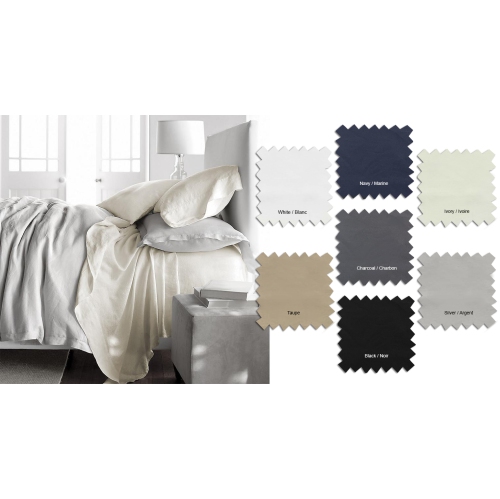 Soplid T200 Cotton Sheet Set White Twin, Twin Xl Bed Sheets Size